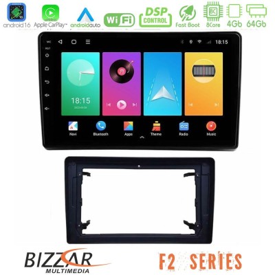Bizzar F2 Series 8Core Android16 4+64GB  Chrysler / Dodge / Jeep Navigation Multimedia Tablet 10