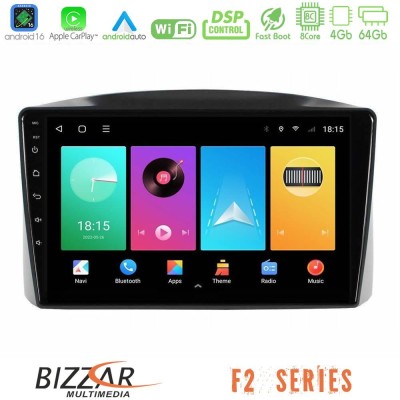 Bizzar F2 Series 8Core Android16 4+64GB  Jeep Grand Cherokee 2005-2007 Navigation Multimedia Tablet 10