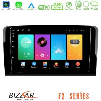 Bizzar F2 Series 8Core Android16 4+64GB  Mercedes ML/GL Class Navigation Multimedia Tablet 9