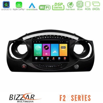 Bizzar F2 Series 8Core Android16 4+64GB  Mini Cooper R50 Navigation Multimedia Tablet 9
