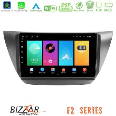Bizzar F2 Series 8Core Android16 4+64GB  Mitsubishi Lancer 2004 – 2008 Navigation Multimedia Tablet 9