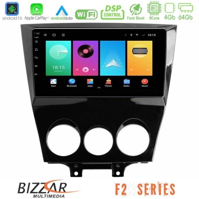 Bizzar F2 Series 8Core Android16 4+64GB  Mazda RX8 2008-2012 Navigation Multimedia Tablet 9