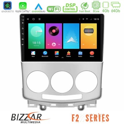 Bizzar F2 Series 8Core Android16 4+64GB  Mazda 5 2004-2010 Navigation Multimedia Tablet 9
