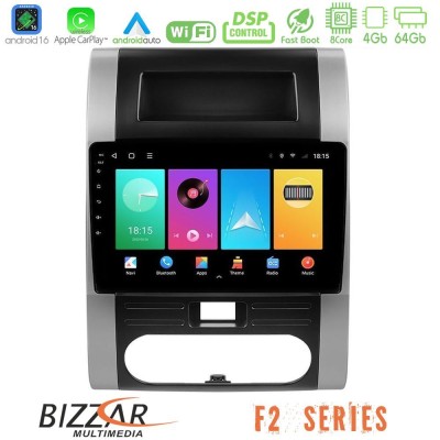 Bizzar F2 Series 8Core Android16 4+64GB  Nissan X-Trail T31 Navigation Multimedia Tablet 10