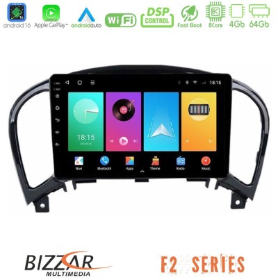 Bizzar F2 Series 8Core Android16 4+64GB  Nissan Juke Navigation Multimedia Tablet 9