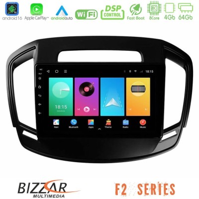 Bizzar F2 Series 8Core Android16 4+64GB  Opel Insignia 2014-2017 Navigation Multimedia Tablet 9