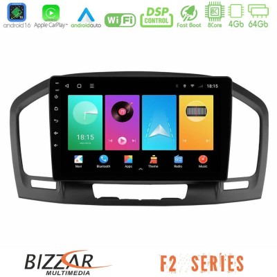 Bizzar F2 Series 8Core Android16 4+64GB  Opel Insignia 2008-2013 Navigation Multimedia Tablet 9