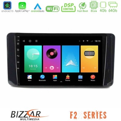 Bizzar F2 Series 8Core Android16 4+64GB  Skoda Kamiq 2019-2022 Navigation Multimedia Tablet 9