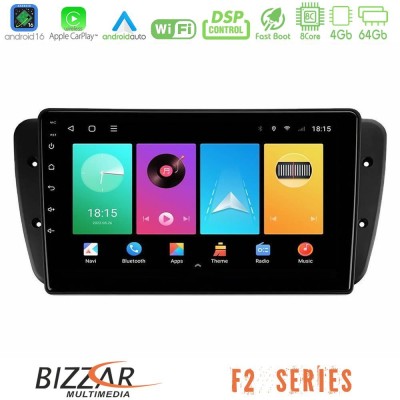 Bizzar F2 Series 8Core Android16 4+64GB  Seat Ibiza 2008-2012 Navigation Multimedia Tablet 9