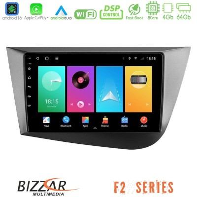 Bizzar F2 Series 8Core Android16 4+64GB  Seat Leon Navigation Multimedia Tablet 9