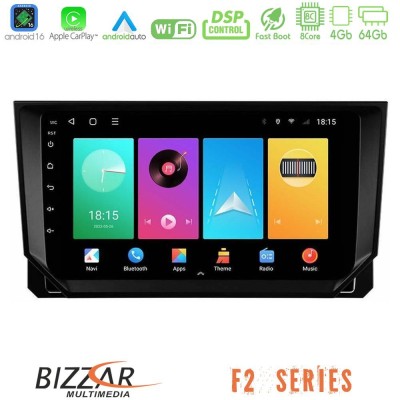 Bizzar F2 Series 8Core Android16 4+64GB  Seat Arona/Ibiza Navigation Multimedia Tablet 9