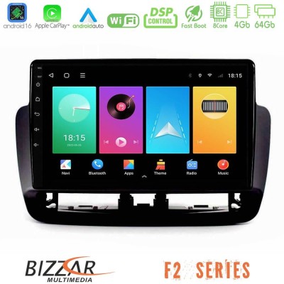 Bizzar F2 Series 8Core Android16 4+64GB  Seat Ibiza 2012-2015 Navigation Multimedia Tablet 9