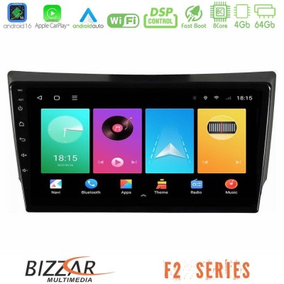 Bizzar F2 Series 8Core Android16 4+64GB Ssangyong Rexton 2002-2006 Navigation Multimedia Tablet 9