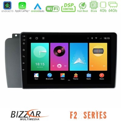 Bizzar F2 Series 8Core Android16 4+64GB  Volvo S60 2004-2009 Navigation Multimedia Tablet 9