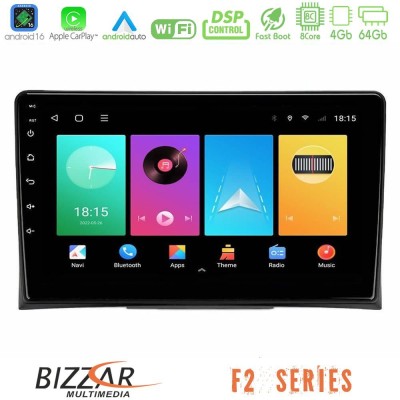 Bizzar F2 Series 8Core Android16 4+64GB  VW Transporter 2003-2015 Navigation Multimedia Tablet 9