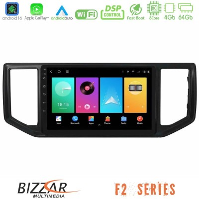 Bizzar F2 Series 8Core Android16 4+64GB  VW Amarok 2017-2022 Navigation Multimedia Tablet 9