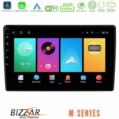 Bizzar M Series 8Core Android16 2+32GB  Alfa Romeo Giulietta 2014-2021 Navigation Multimedia Tablet 10