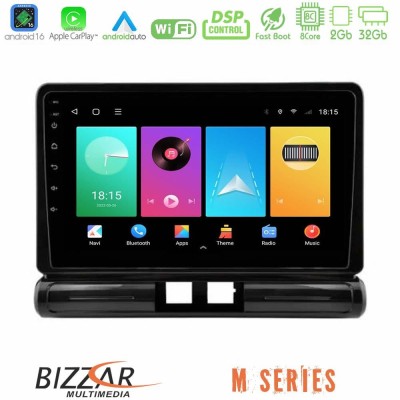 Bizzar M Series 8Core Android16 2+32GB  Citroen C3 2016-> Navigation Multimedia Tablet 9