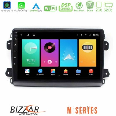 Bizzar M Series 8Core Android16 2+32GB Citroen/Fiat/Opel Navigation Multimedia Tablet 9
