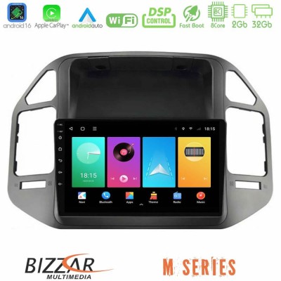 Bizzar M Series 8Core Android16 2+32GB Mitsubishi Pajero 2002-2006 Navigation Multimedia Tablet 9