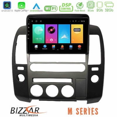 Bizzar M Series 8Core Android16 2+32GB   Nissan Navara D40 2006-2012 (με εργ.οθόνη) Navigation Multimedia Tablet 9