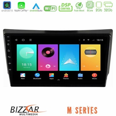 Bizzar M Series 8Core Android16 2+32GB Ssangyong Rexton 2002-2006 Navigation Multimedia Tablet 9