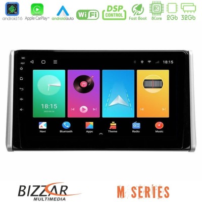 Bizzar M Series 8Core Android16 2+32GB  Toyota RAV4 2019-2023 Navigation Multimedia Tablet 10