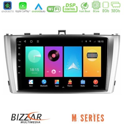 Bizzar M Series 8Core Android16 2+32GB  Toyota Avensis T27 Navigation Multimedia Tablet 9