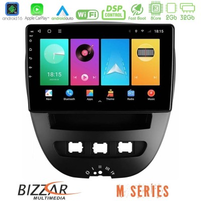 Bizzar M Series 8Core Android16 2+32GB  Toyota Aygo/Citroen C1/Peugeot 107 Navigation Multimedia Tablet 10