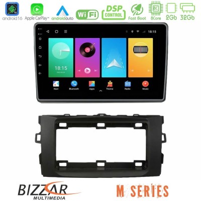 Bizzar M Series 8Core Android16 2+32GB  Toyota Auris 2013-2016 Navigation Multimedia Tablet 10