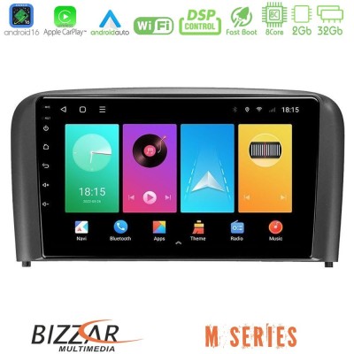Bizzar M Series 8Core Android16 2+32GB  Volvo S80 1998-2006 Navigation Multimedia Tablet 9