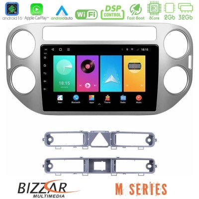 Bizzar M Series 8Core Android16 2+32GB  VW Tiguan Navigation Multimedia Tablet 9