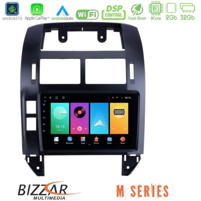Bizzar M Series 8Core Android16 2+32GB  VW Polo 2002-2009 Navigation Multimedia Tablet 9