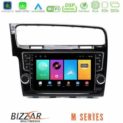 Bizzar M Series 8Core Android16 2+32GB  VW GOLF 7 Navigation Multimedia Tablet 9