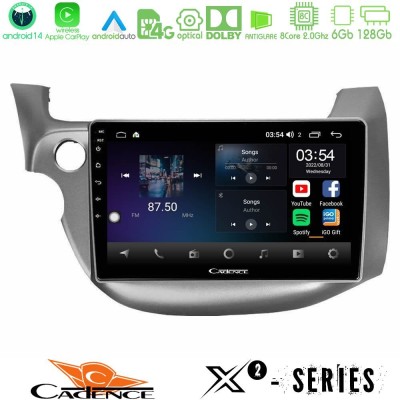 Cadence X2 Series 8Core Android14 6+128GB  Honda Jazz 2009-2013 Navigation Multimedia Tablet 10