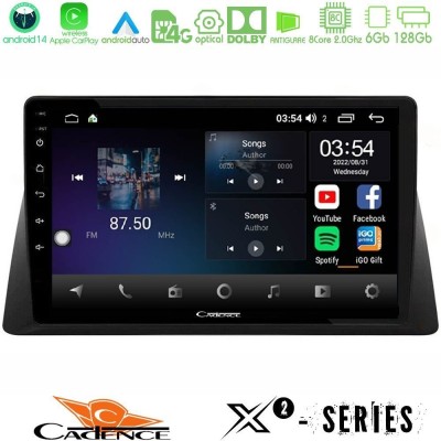 Cadence X2 Series 8Core Android14 6+128GB  Honda WR-V 2024-> Navigation Multimedia Tablet 10