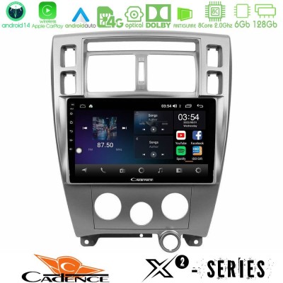 Cadence X2 Series 8Core Android14 6+128GB  Hyundai Tucson Navigation Multimedia Tablet 10