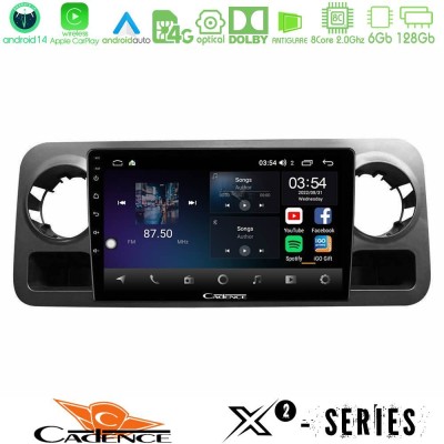 Cadence X2 Series 8Core Android14 6+128GB  Mercedes Sprinter W907 Navigation Multimedia Tablet 10