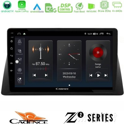 Cadence Z2 Series 8Core Android14 4+64GB Honda WR-V 2024-> Navigation Multimedia Tablet 10
