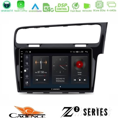 Cadence Z2 Series 8Core Android14 4+64GB  VW GOLF 7 RHD Navigation Multimedia Tablet 10