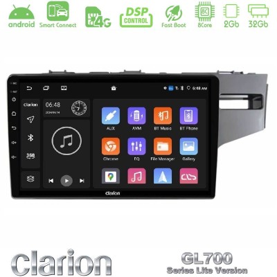 Clarion GL700 Lite Series 8Core Android ClarionOS 2+32GB Honda Jazz 2013-2020 RHD Navigation Multimedia Tablet 9