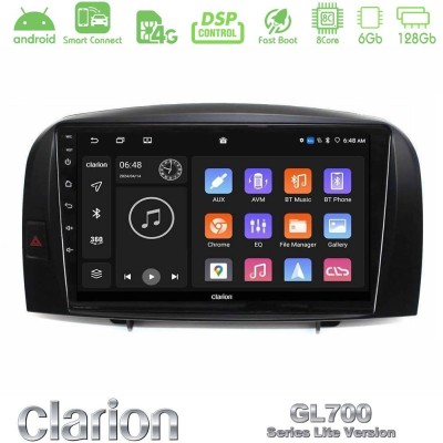 Clarion GL700 Lite Series 8Core Android ClarionOS 6+128GB Hyundai Sonata 2005-2009 Navigation Multimedia Tablet 10