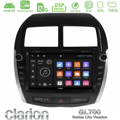 Clarion GL700 Lite Series 8Core Android ClarionOS 6+128GB Mitsubishi ASX 2013-2018 Navigation Multimedia Tablet 9
