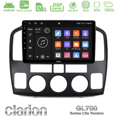 Clarion GL700 Lite Series 8Core Android ClarionOS 6+128GB Suzuki Grand Vitara 2003-2005 Navigation Multimedia Tablet 9