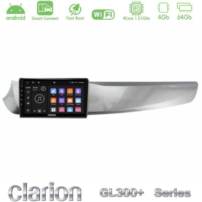 Clarion GL300+ Series 4Core Android ClarionOS 4+64GB  Alfa Romeo Giulietta 2010-2014 Navigation Multimedia Tablet 9