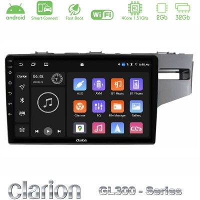 Clarion GL300 Series 4Core Android ClarionOS 2+32GB Honda Jazz 2013-2020 RHD Navigation Multimedia Tablet 9