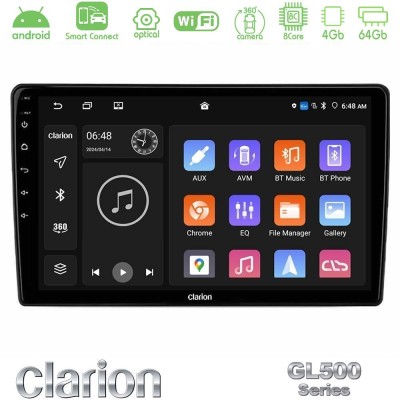 Clarion GL500 Series 8Core Android ClarionOS 4+64GB  Alfa Romeo Giulietta 2014-2021 Navigation Multimedia Tablet 10