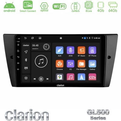 Clarion GL500 Series 8Core Android ClarionOS 4+64GB  BMW 3 Series  2006-2011 Navigation Multimedia Tablet 9