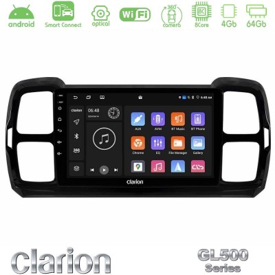 Clarion GL500 Series 8Core Android ClarionOS 4+64GB  Citroen DS5 Aircross 2017-2021 Navigation Multimedia Tablet 9