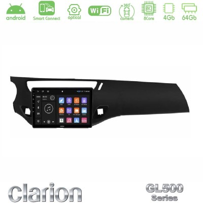 Clarion GL500 Series 8Core Android ClarionOS 4+64GB  Citroen C3 2009-2016 Navigation Multimedia Tablet 9